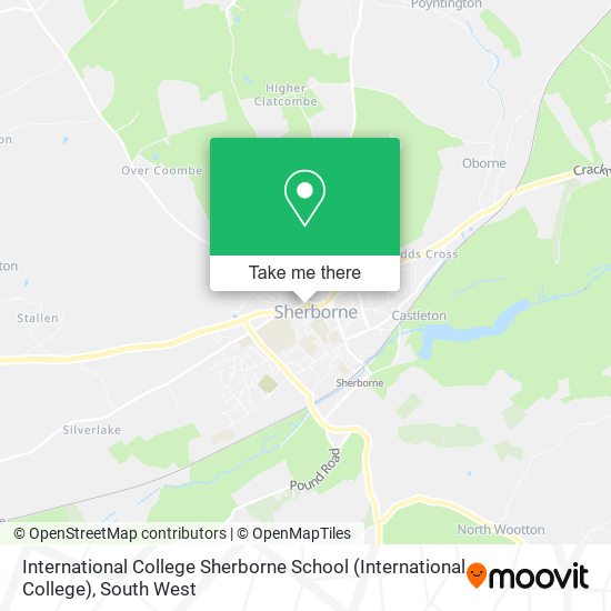 International College Sherborne School map