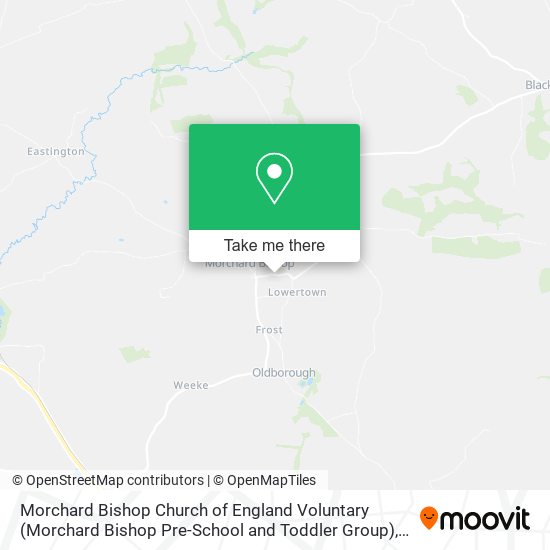 Morchard Bishop Church of England Voluntary (Morchard Bishop Pre-School and Toddler Group) map