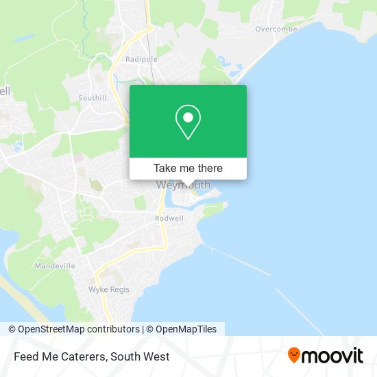 Feed Me Caterers map