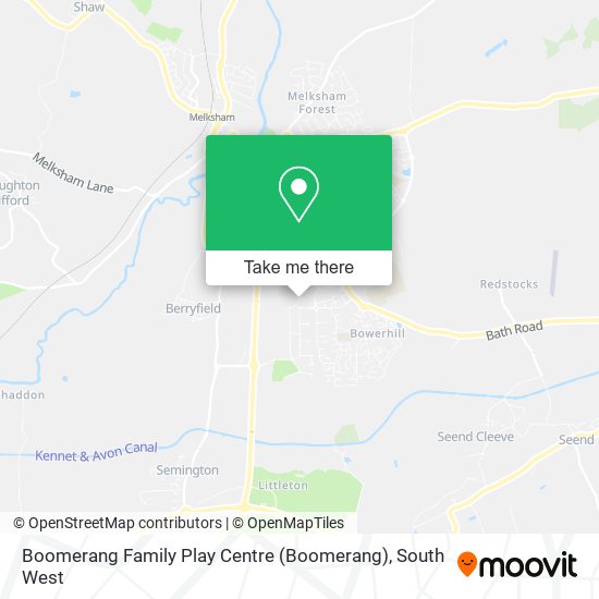 Boomerang Family Play Centre map