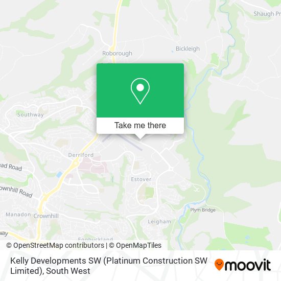 Kelly Developments SW (Platinum Construction SW Limited) map