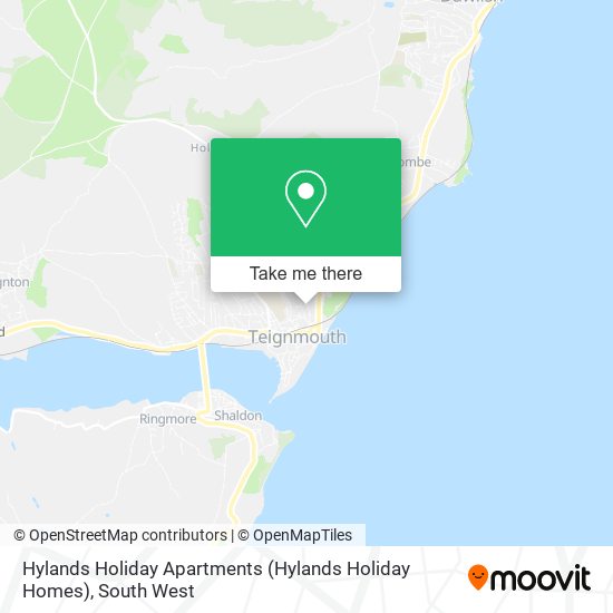 Hylands Holiday Apartments (Hylands Holiday Homes) map