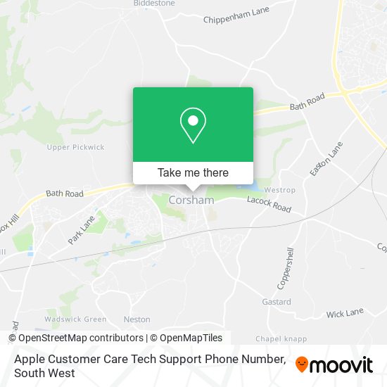Apple Customer Care Tech Support Phone Number map
