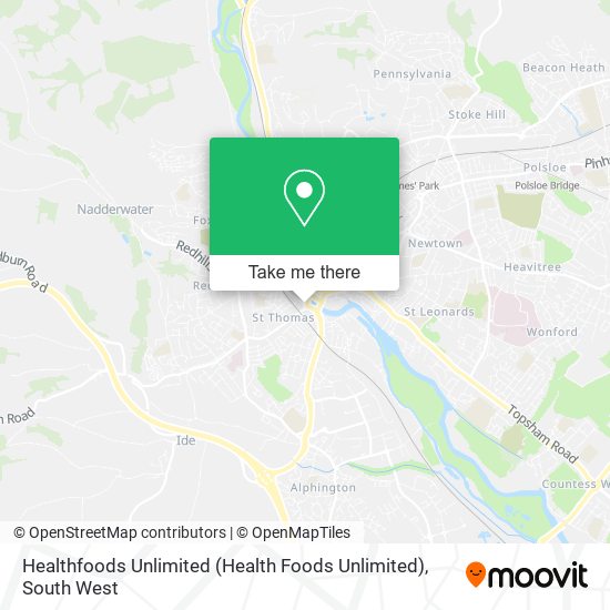 Healthfoods Unlimited (Health Foods Unlimited) map