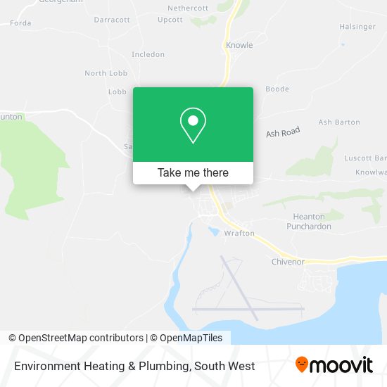 Environment Heating & Plumbing map