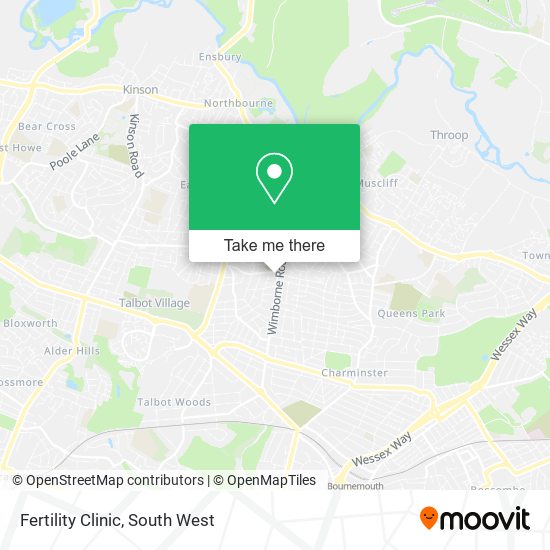 Fertility Clinic map