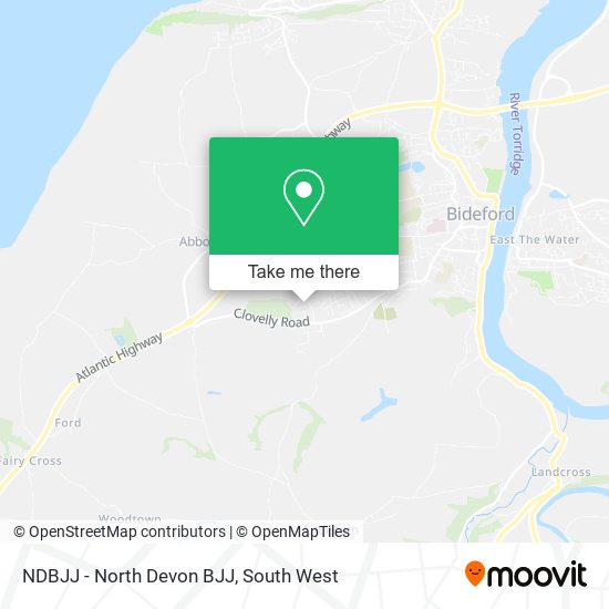 NDBJJ - North Devon BJJ map