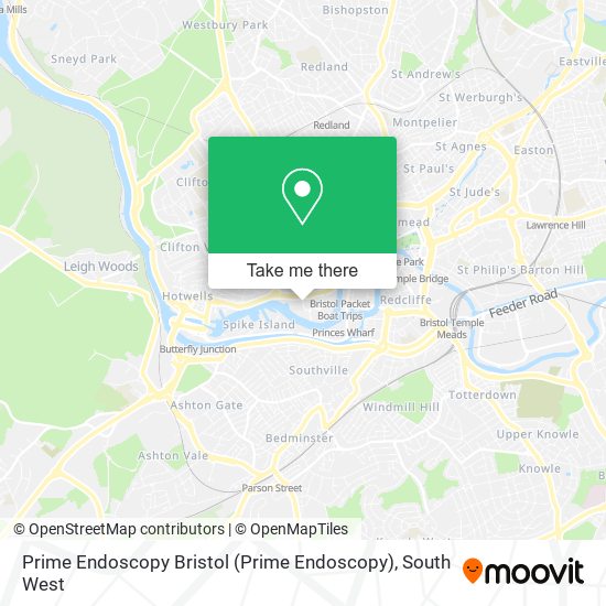 Prime Endoscopy Bristol map