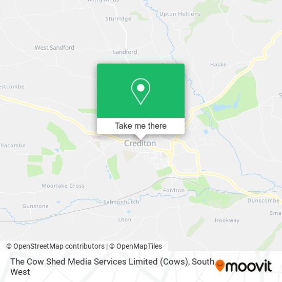 The Cow Shed Media Services Limited (Cows) map