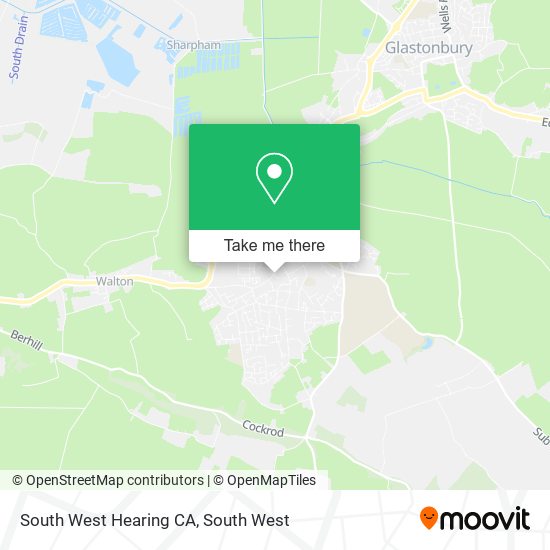South West Hearing CA map