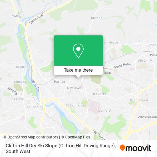 Clifton Hill Dry Ski Slope (Clifton Hill Driving Range) map