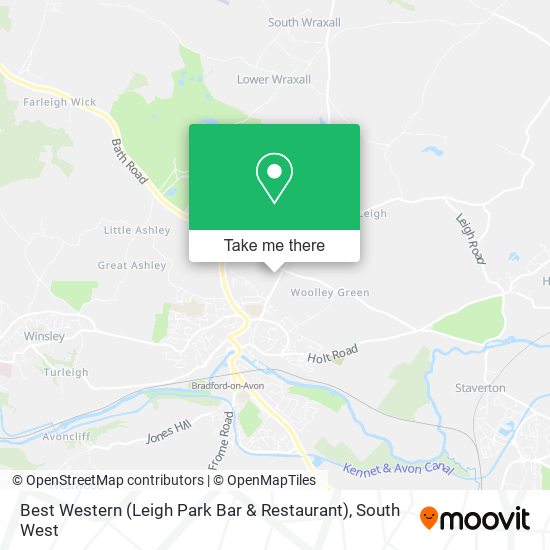 Best Western (Leigh Park Bar & Restaurant) map