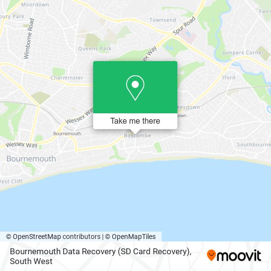 Bournemouth Data Recovery (SD Card Recovery) map