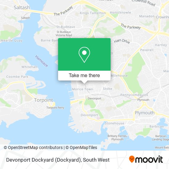 Devonport Dockyard map