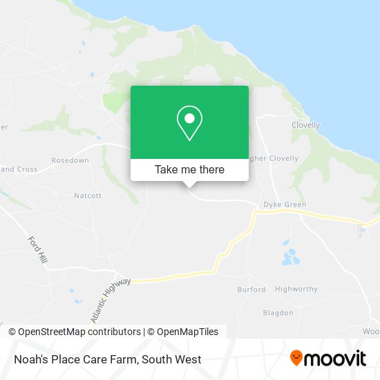 Noah's Place Care Farm map