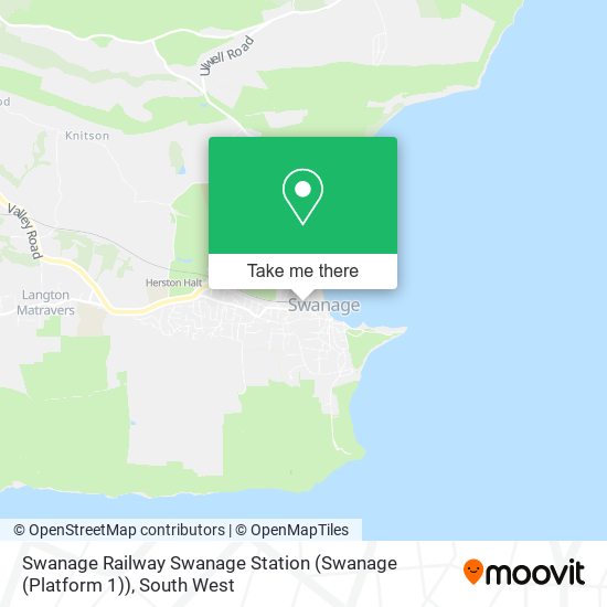 Swanage Railway Swanage Station (Swanage (Platform 1)) map