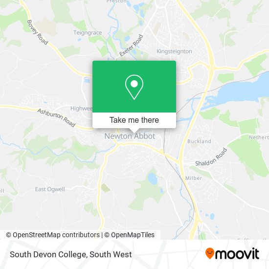 South Devon College map