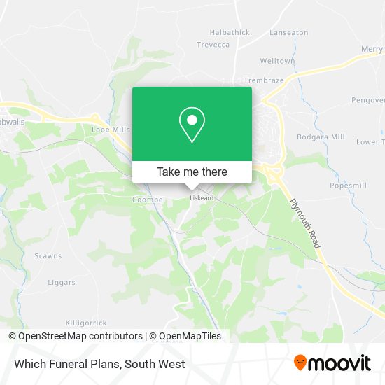 Which Funeral Plans map