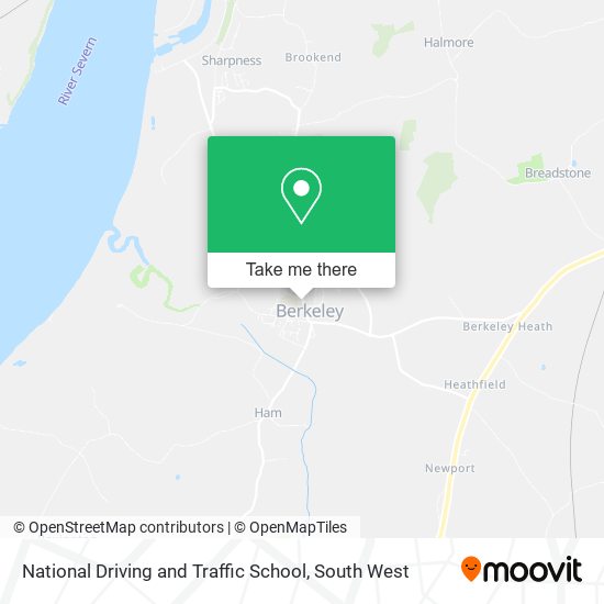National Driving and Traffic School map