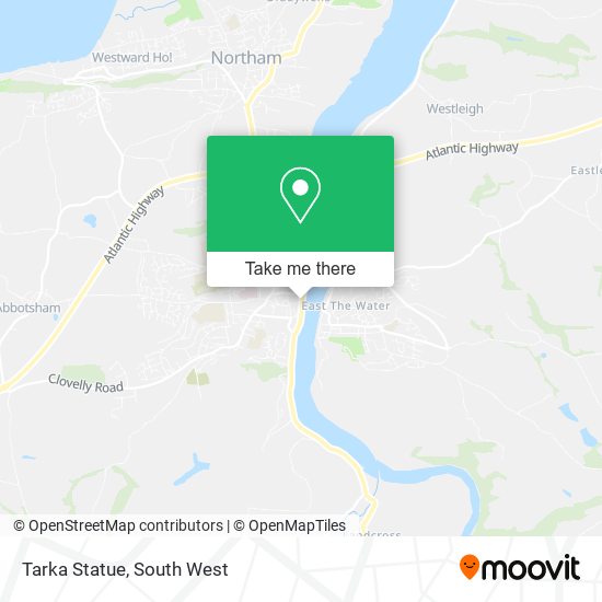 Tarka Statue map