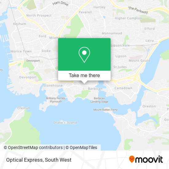 Optical Express map