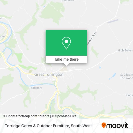 Torridge Gates & Outdoor Furniture map