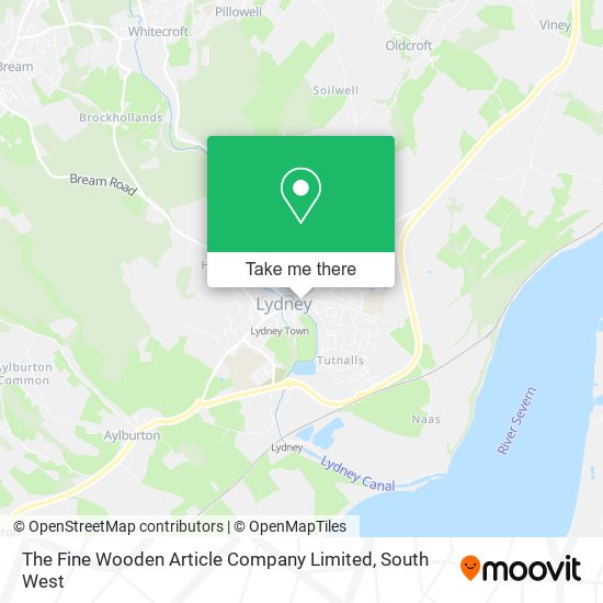 The Fine Wooden Article Company Limited map