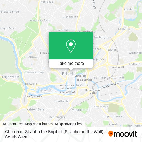 Church of St John the Baptist (St John on the Wall) map