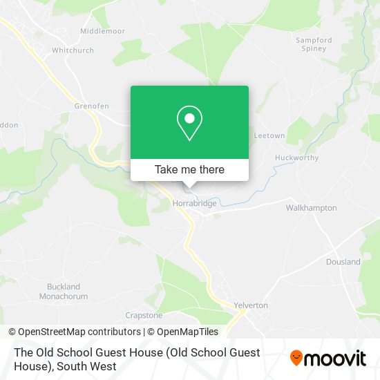 The Old School Guest House map