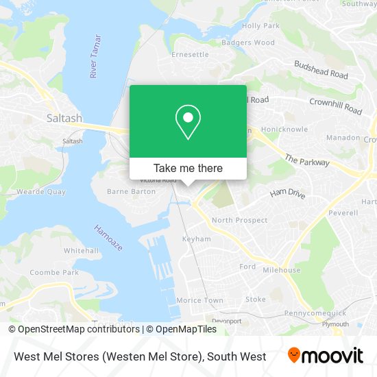 West Mel Stores (Westen Mel Store) map