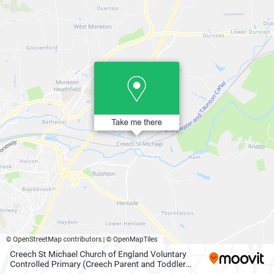 Creech St Michael Church of England Voluntary Controlled Primary (Creech Parent and Toddler Group) map