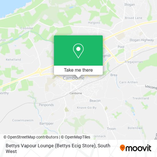 Bettys Vapour Lounge (Bettys Ecig Store) map
