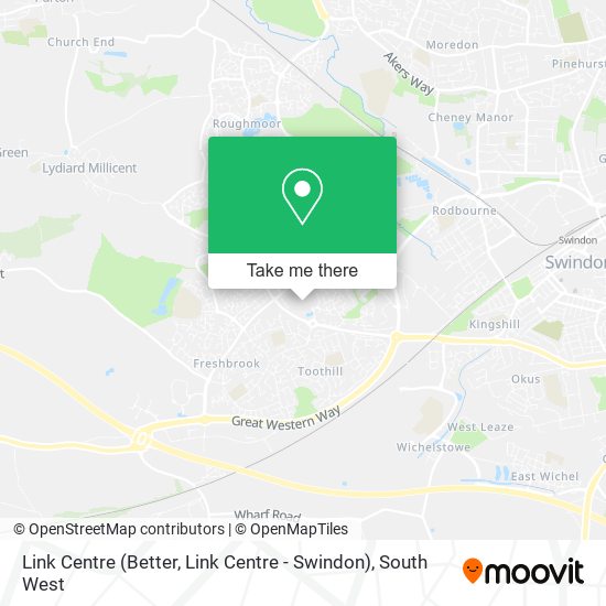 Link Centre (Better, Link Centre - Swindon) map