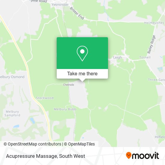 Acupressure Massage map