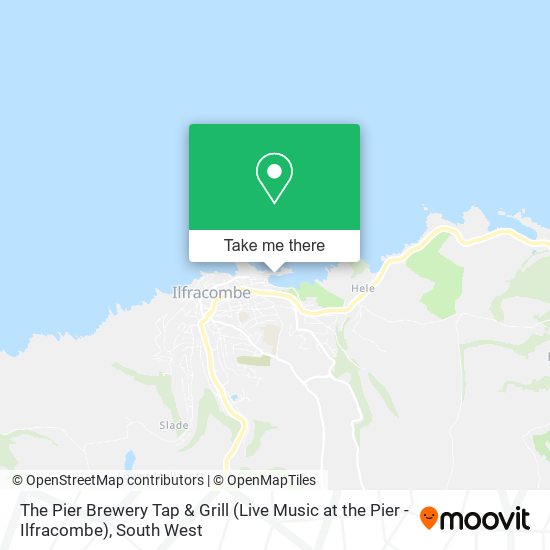 The Pier Brewery Tap & Grill (Live Music at the Pier - Ilfracombe) map
