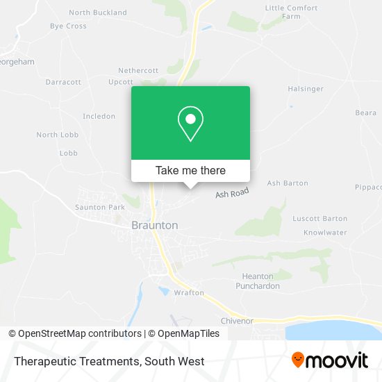Therapeutic Treatments map