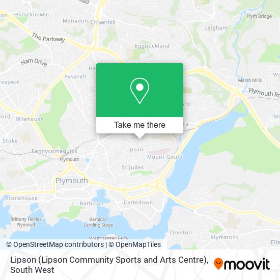 Lipson (Lipson Community Sports and Arts Centre) map