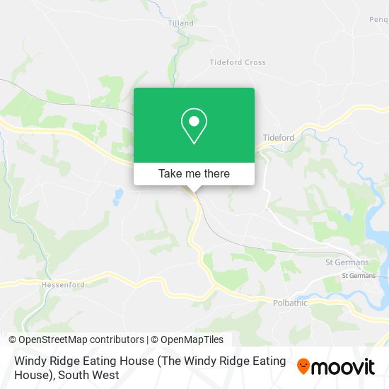 Windy Ridge Eating House map