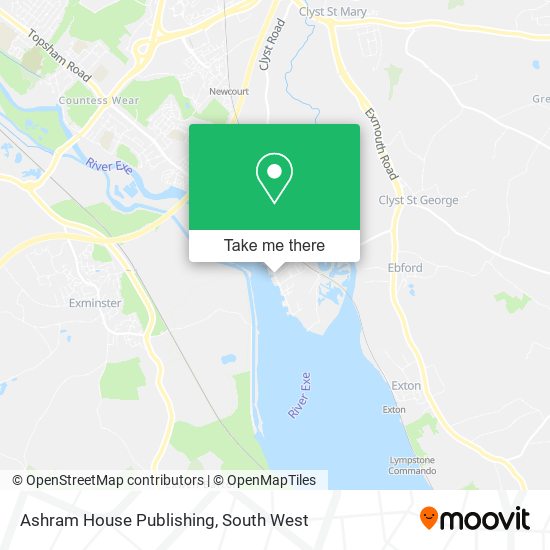 Ashram House Publishing map