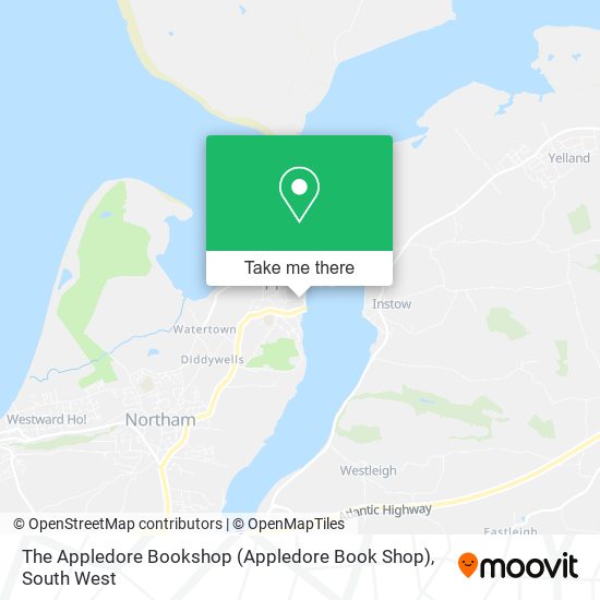 The Appledore Bookshop (Appledore Book Shop) map