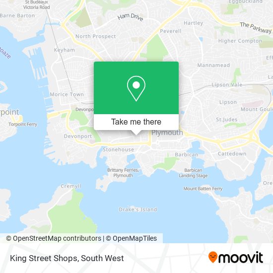 King Street Shops map