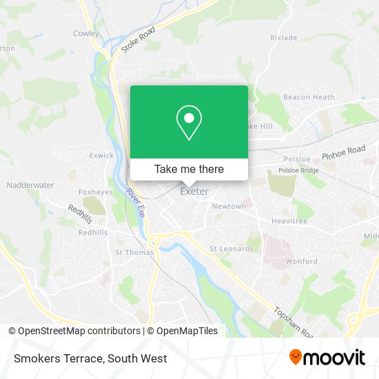 Smokers Terrace map