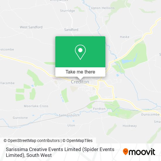 Sarissima Creative Events Limited (Spider Events Limited) map