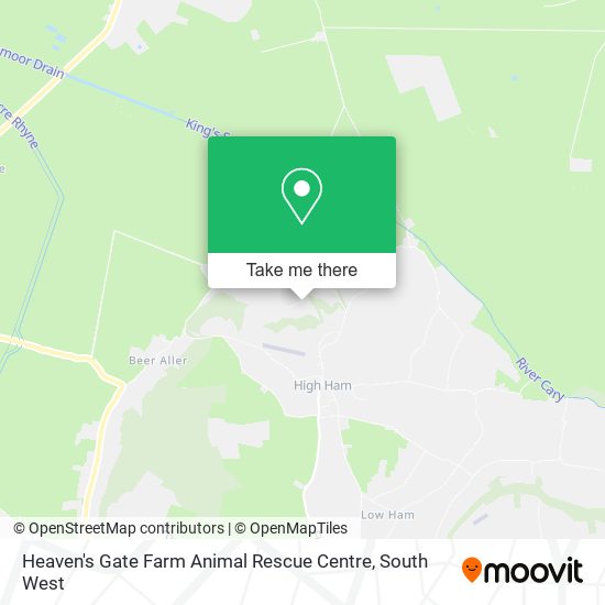 Heaven's Gate Farm Animal Rescue Centre map