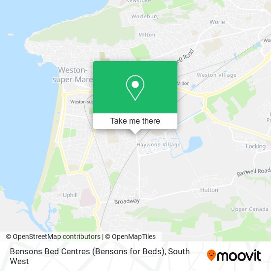Bensons Bed Centres (Bensons for Beds) map