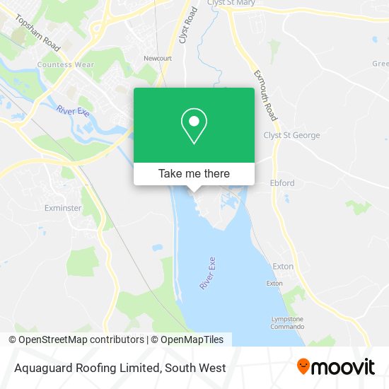 Aquaguard Roofing Limited map