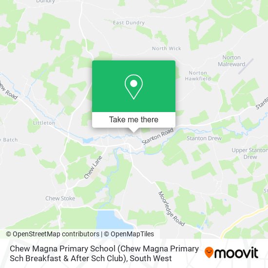 Chew Magna Primary School (Chew Magna Primary Sch Breakfast & After Sch Club) map