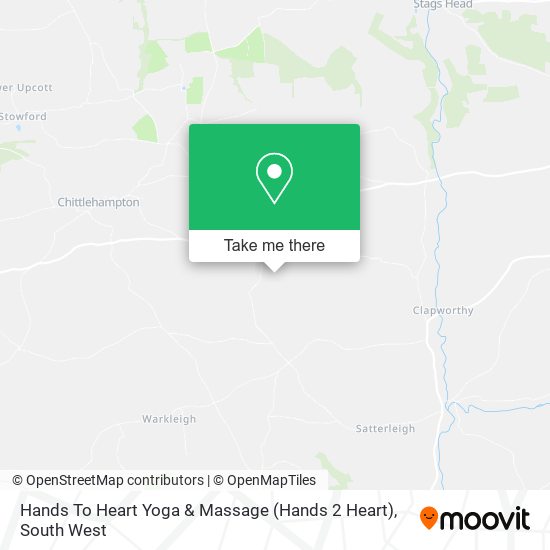 Hands To Heart Yoga & Massage (Hands 2 Heart) map