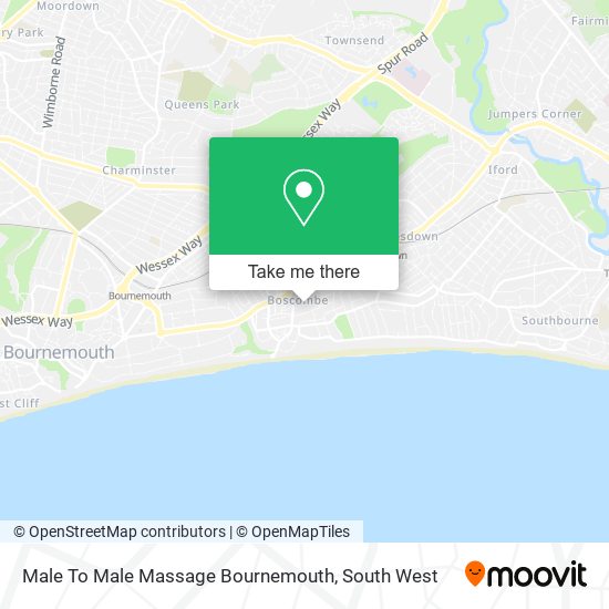 Male To Male Massage Bournemouth map