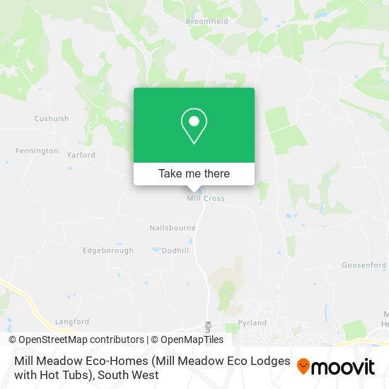 Mill Meadow Eco-Homes (Mill Meadow Eco Lodges with Hot Tubs) map